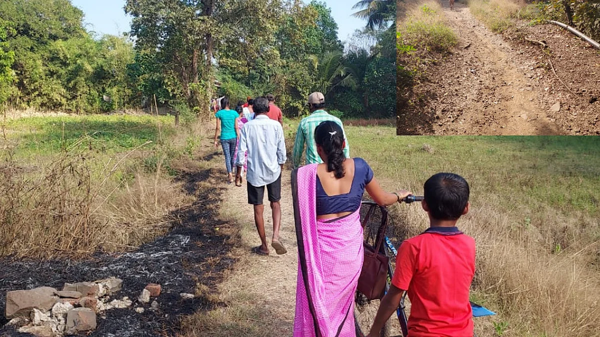 Raigad: मळा गावाला रस्ता देता का रस्ता, 40 वर्षांपासून रस्त्यासाठी मळाकरांचा संघर्ष