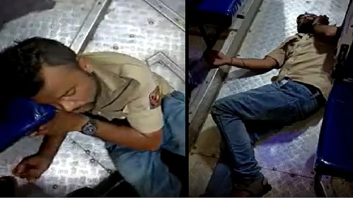 मद्यधुंद वाहकाचं धावत्या बसमध्ये लोटांगण, प्रवाशांना दिली अव्वाच्या सव्वा तिकिटं!