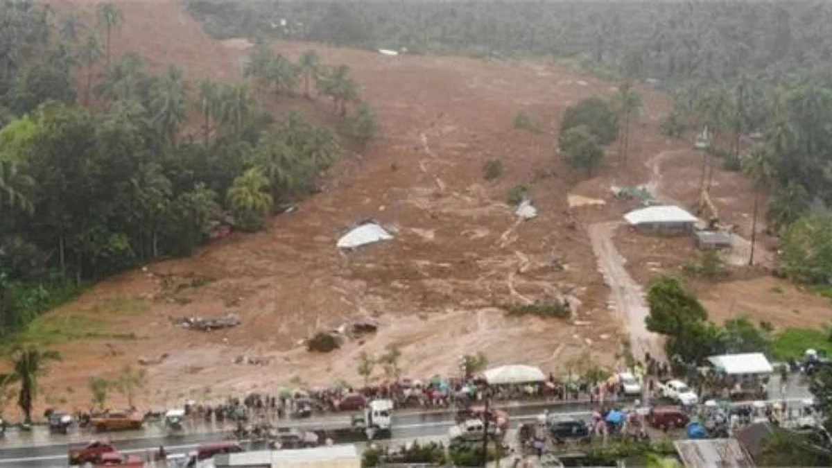 floods and landslides in the central and southern Philippines.