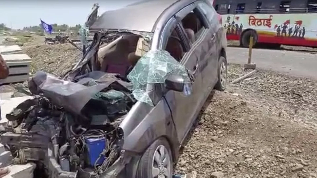 Accident: देगावात भीषण अपघात; दाेन भाविक ठार, चार गंभीर जखमी