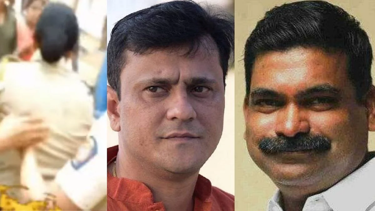 Video: महिला कॉन्स्टेबलला धक्का देत पोलिसांच्या हातावर धुरींनी दिली तुरी; देशपांडेही पळाले