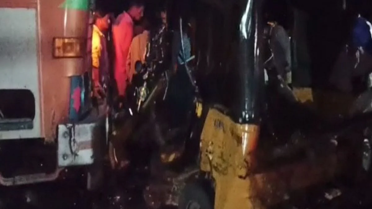 Telangana: भीषण अपघातात ९ जणांचा मृत्यू तर १७ जण गंभीर जखमी; पंतप्रधानांकडून मदत जाहीर