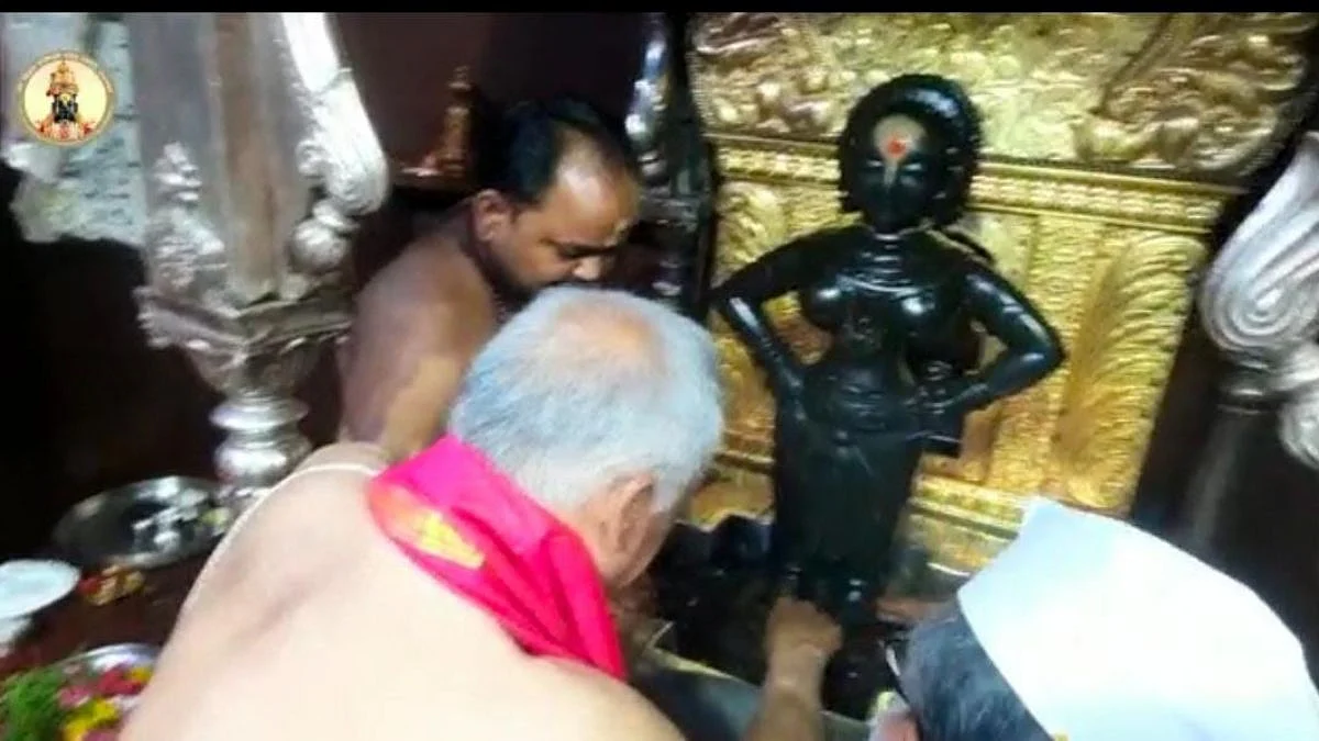रुक्मिणी मातेच्या चरणावर पुन्हा वज्रलेप करण्याची गरज; विठ्ठलाची मूर्ती सुरक्षित