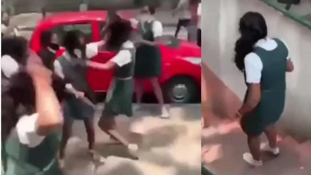 Bengaluru : शाळकरी मुलींच्या दोन गटांमध्ये फ्री स्टाईल हाणामारी; Video व्हायरल