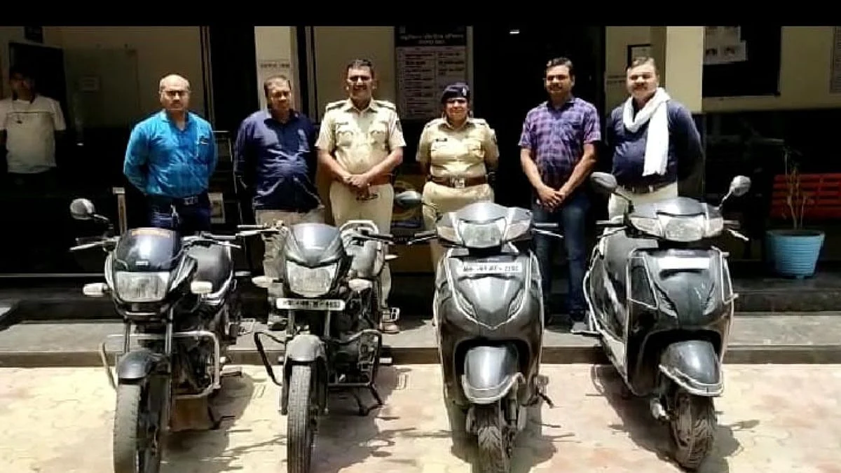 मध्यप्रदेशातून यायचा गाडी चोरीला; चार गाड्यांसह आरोपी ताब्यात