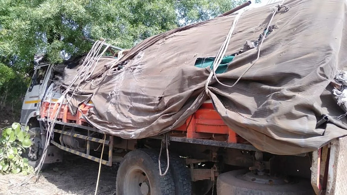Accident: बैलांना घेऊन जाणारा ट्रक उलटला; तीन बैल ठार, दाेन जखमी
