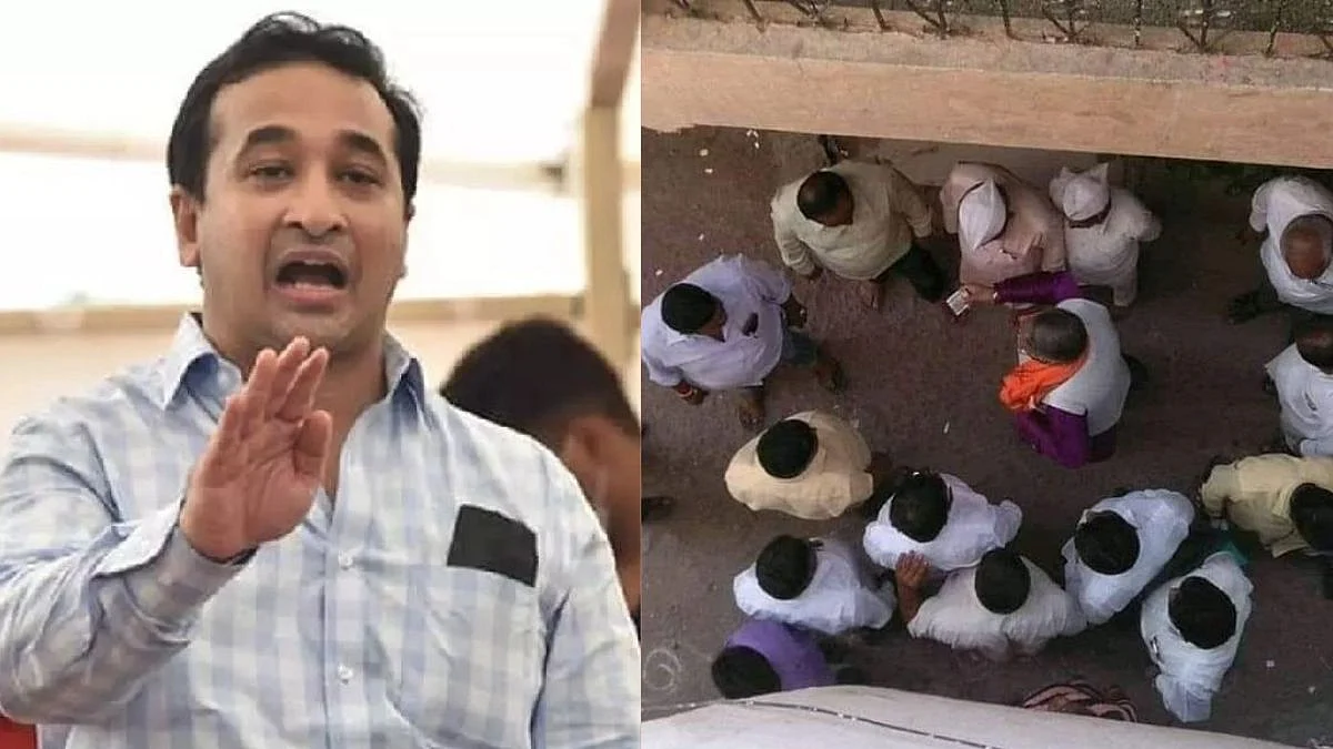 शिवसेनेच्या महाविराट सभेला पैसे देऊन गर्दी?; नितेश राणेंचा खळबळजनक आरोप