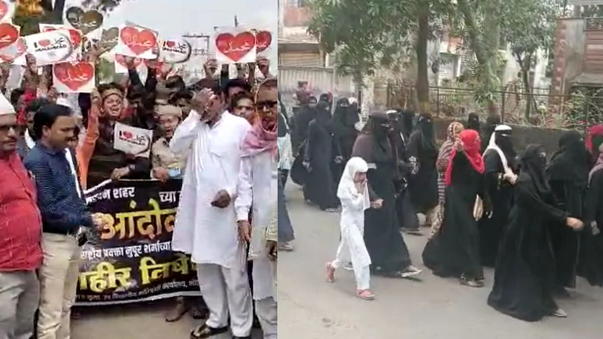 Nupur Sharma News: नुपूर शर्मा, जिंदाल यांच्याविरोधात राज्यातील अनेक भागात निदर्शने