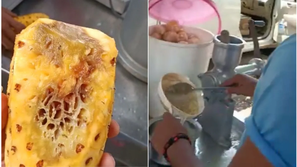 सावधान! सडक्या फळांच्या ज्यूसची विक्री; धक्कादायक VIDEO आला समोर