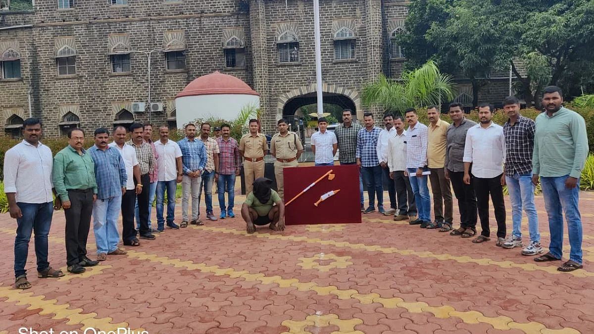 Satara: दराेडेखाेराचा पाेलीसांवर हल्ला; एलसीबीच्या पथकाने जीवाची पर्वा न करता केले त्याला जेरबंद