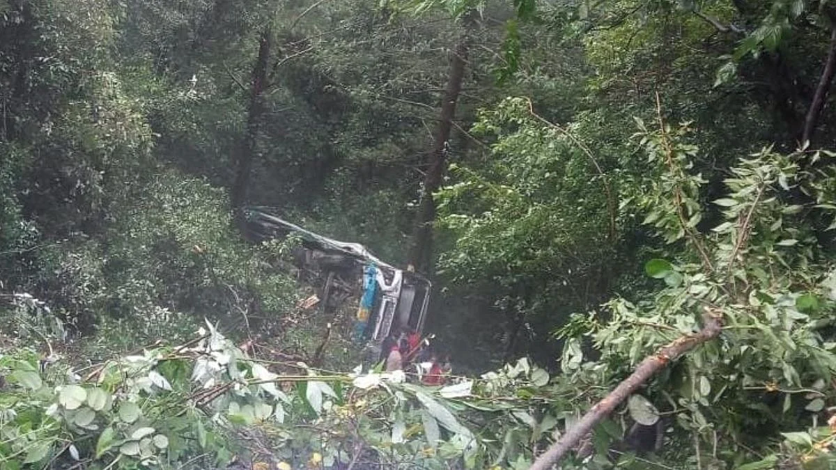HRTC Bus Accident In Shilma