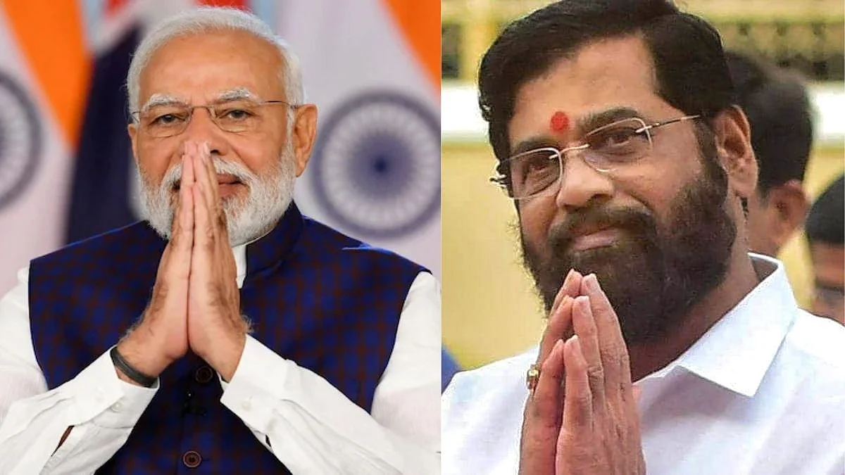 Narendra Modi and Eknath Shinde