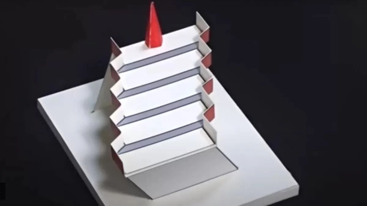 3D Stairs Optical Illusion