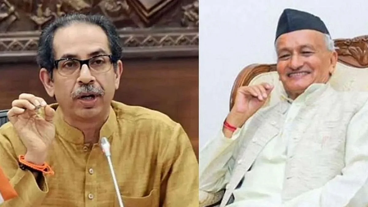 Uddhav Thackeray And Bhagat Singh koshyari