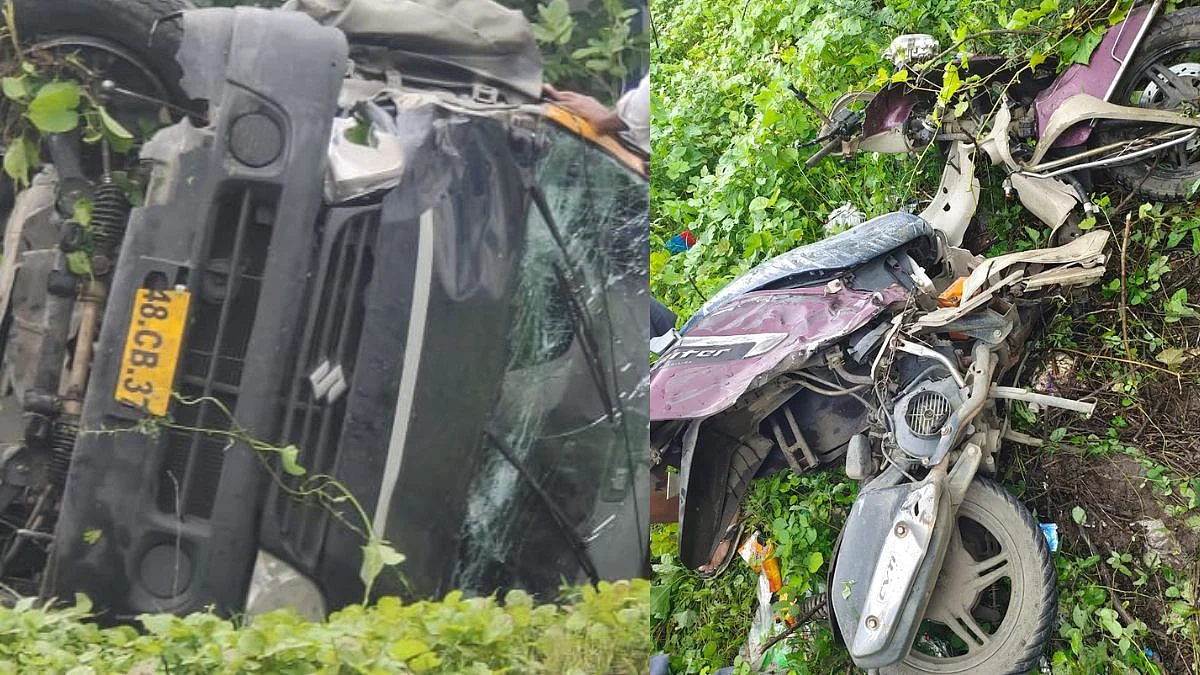 palghar, accident news , school , students, injured
