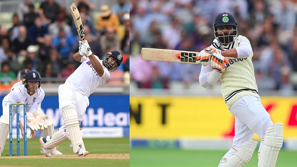 Ind vs Eng Test Rishabh Pant Ravindra Jadeja (BCCI)