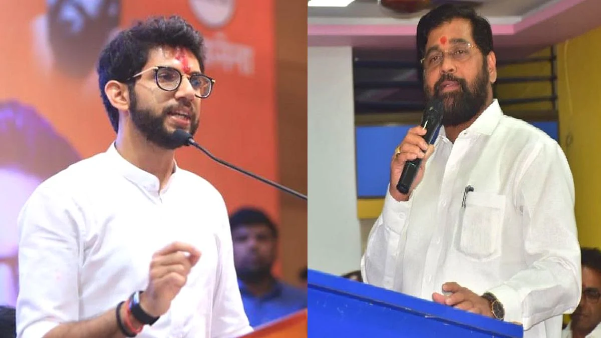Aditya Thackeray And Eknath Shinde