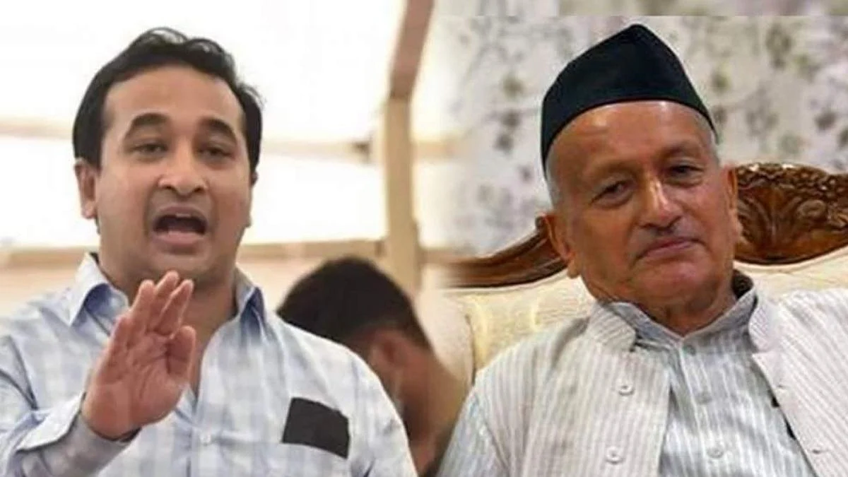 Nitesh Rane, bhagat singh koshyari