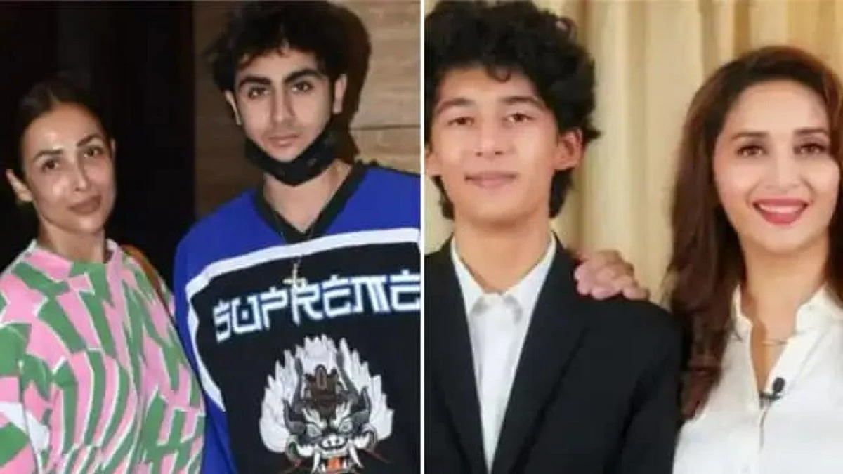 Malaika Arora's Son Arhaan Khan and Madhuri Dixit's Son Arin Nene