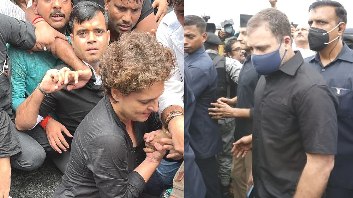 Rahul Gandhi - Priyanka Gandhi Congress Protest / Twitter- @INCIndia