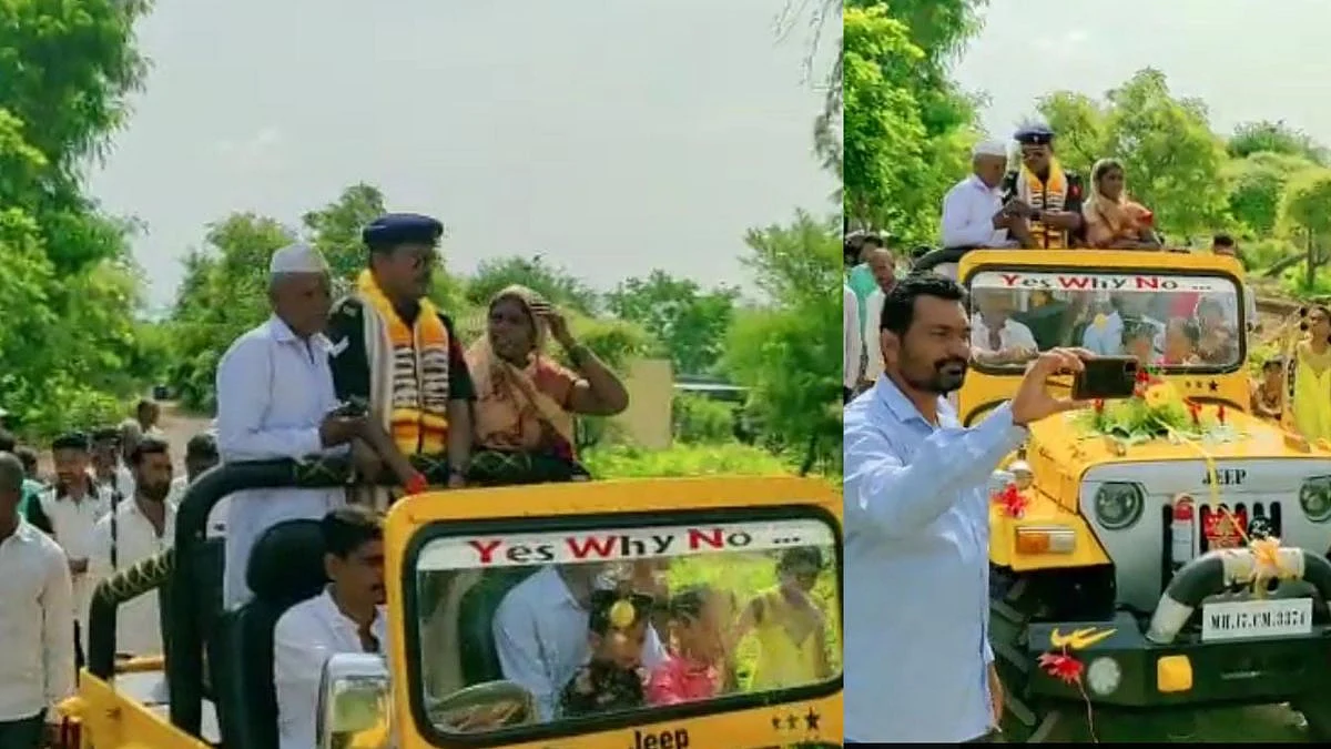 A unique welcome to a soldier of Beed