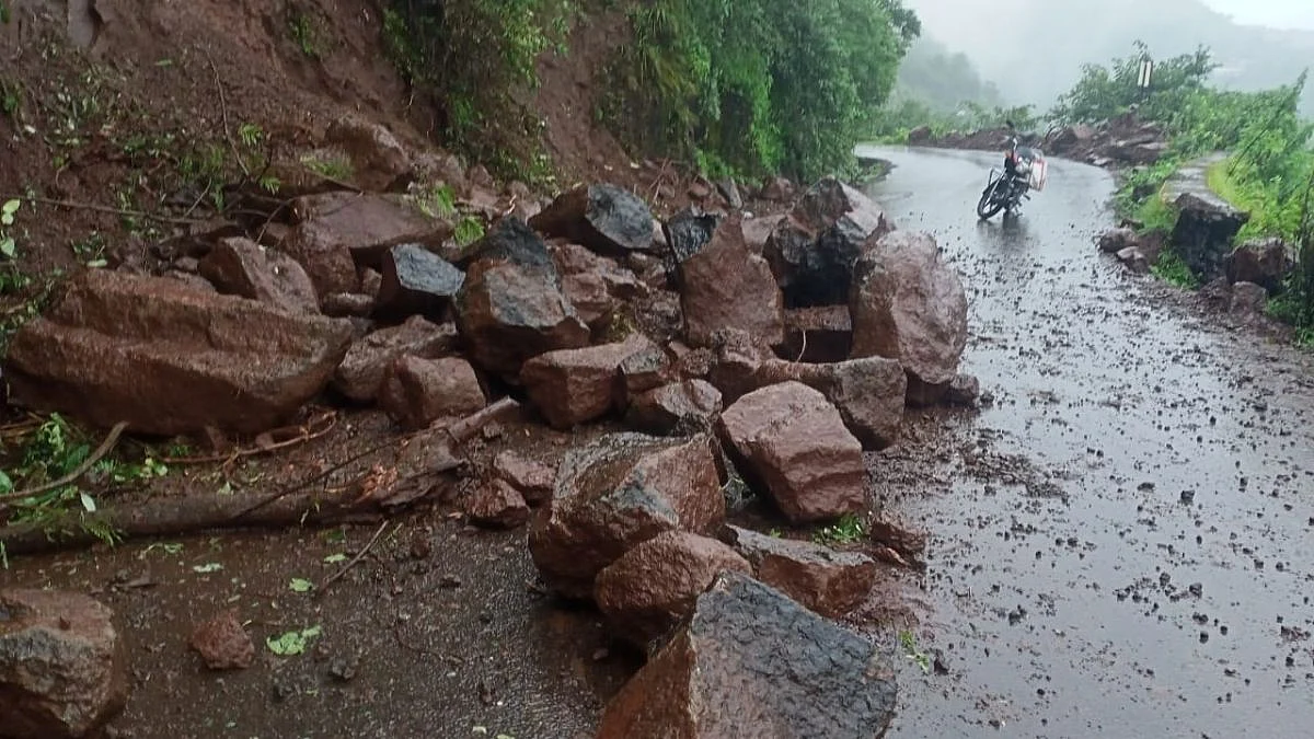 satara breaking news , medha mahableshwar road, kelghar ghat