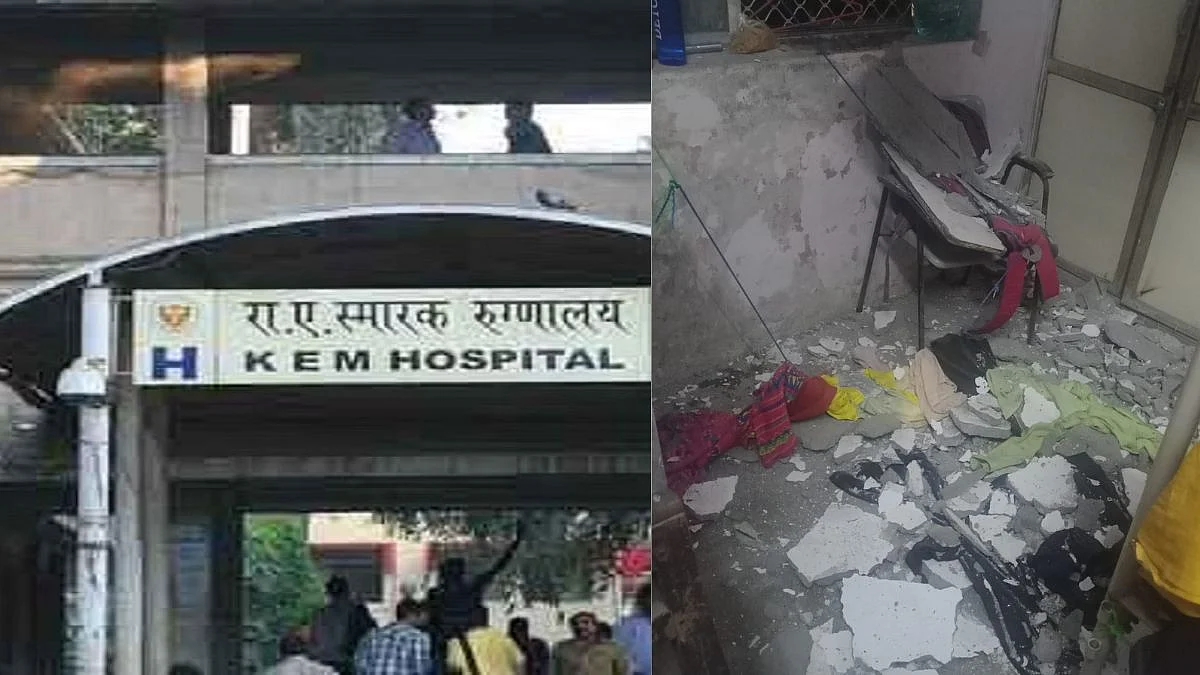 Slab collapsed in KEM hospital