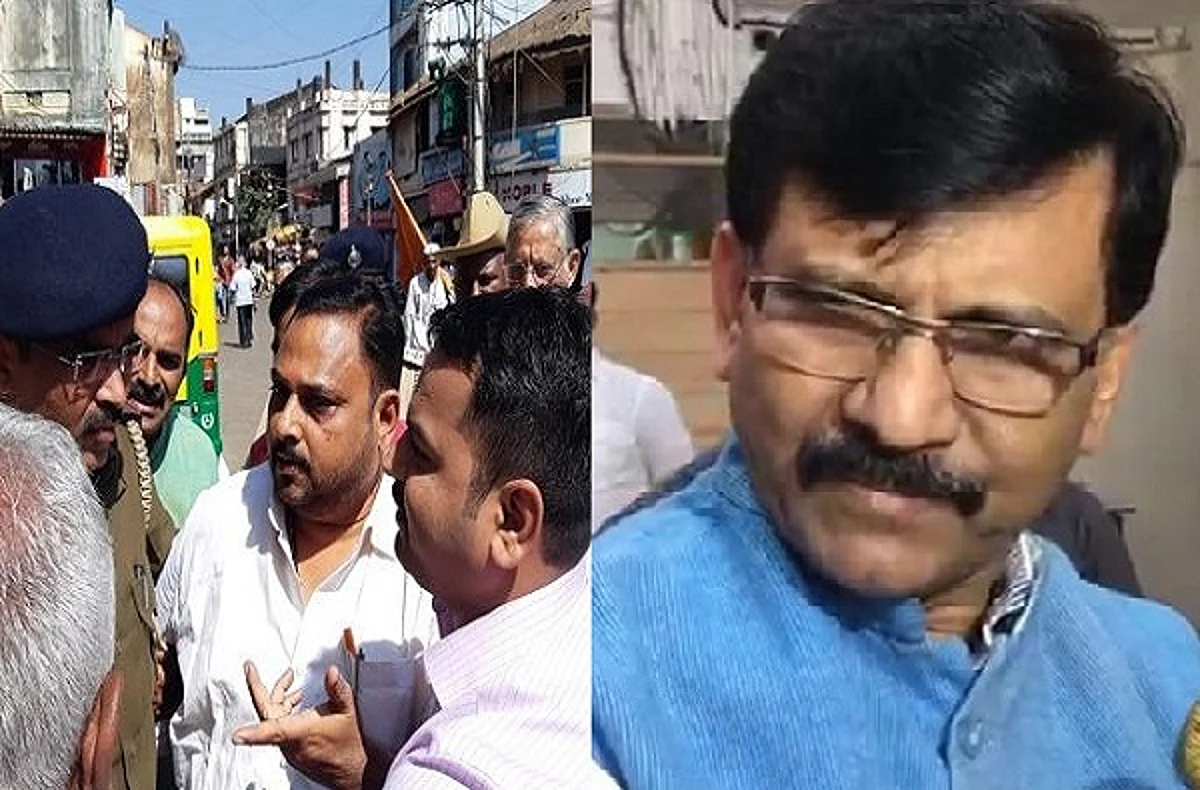 राज्यमंत्र्यांना धक्काबुक्की प्रकरणी राऊत आज बेळगावात देणार उत्तर...