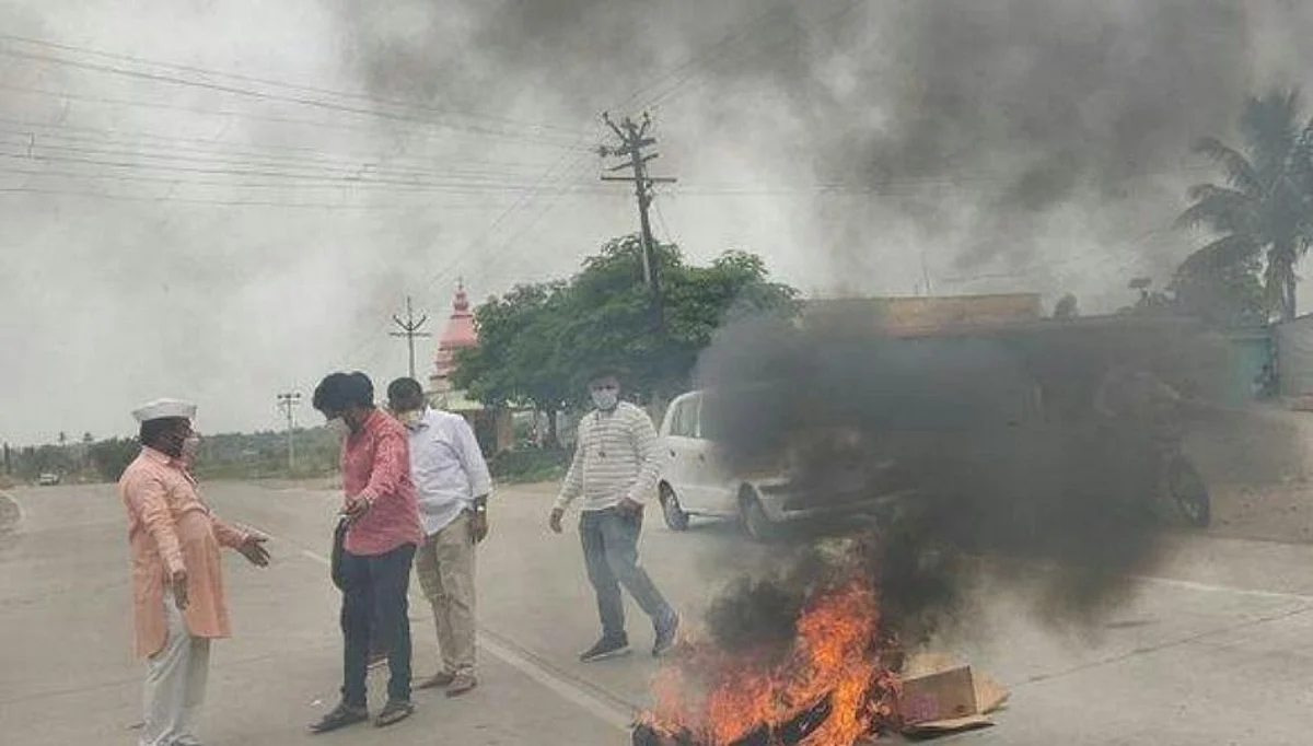 उजनीच्या पाण्यावरुन पंढरपुरात आंदोलनाचा भडका