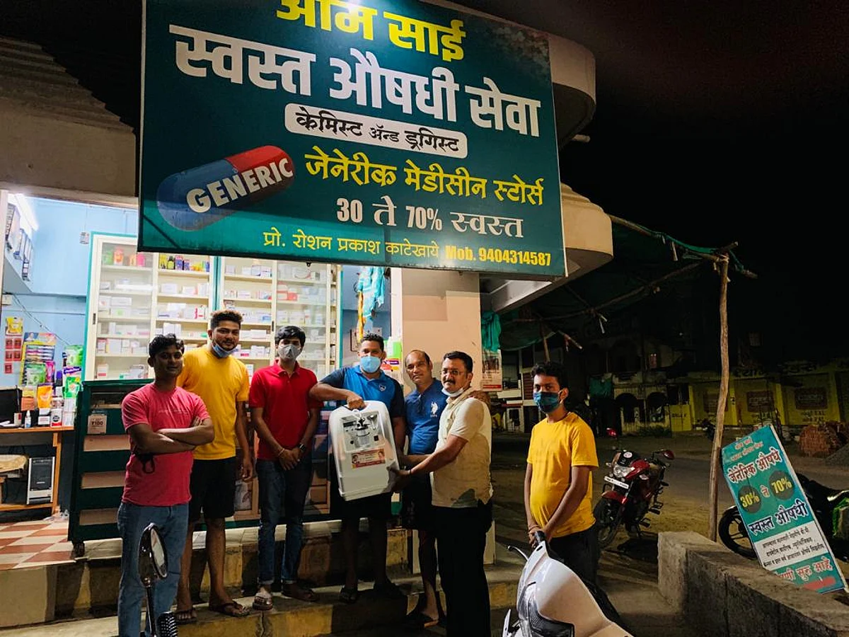 भंडाऱ्यात ऑक्सिजन ग्रुप करतोय ऑक्सिजनची मदत !
