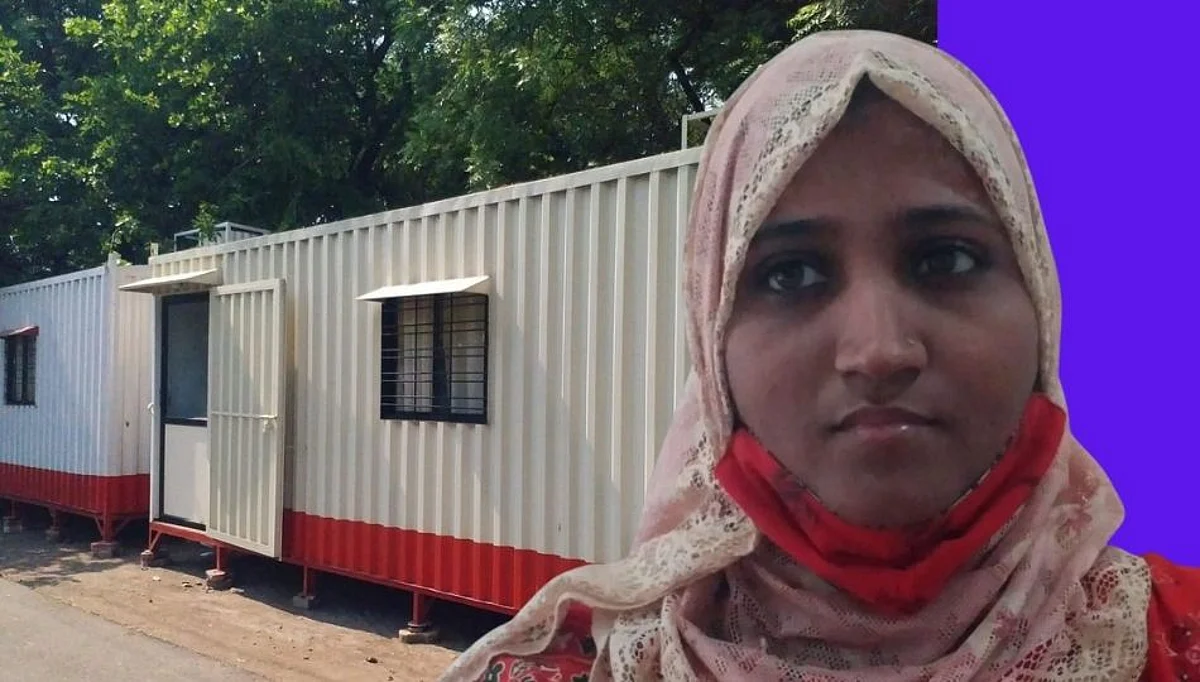 सोलापुरात काँग्रेस नगरसेविकेनं सुरु केलं ऑक्सिजनयुक्त कंटेनर कोविड सेंटर