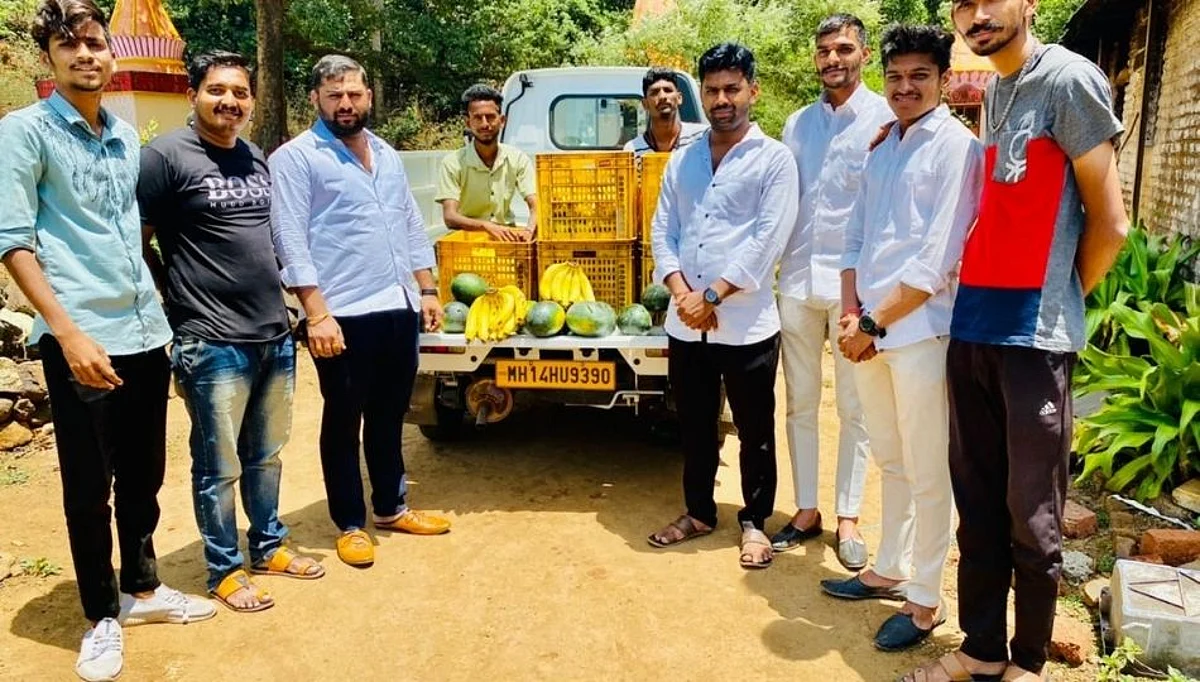 एक घास मुक्या प्राण्यांसाठी; भिमाशंकर परिसरातील युवकांचा उपक्रम