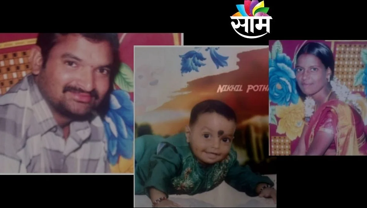कोरोनाने पतीचा मृत्यू झाल्याने, पत्नीनं चिमुकल्यासह संपवली जीवनयात्रा