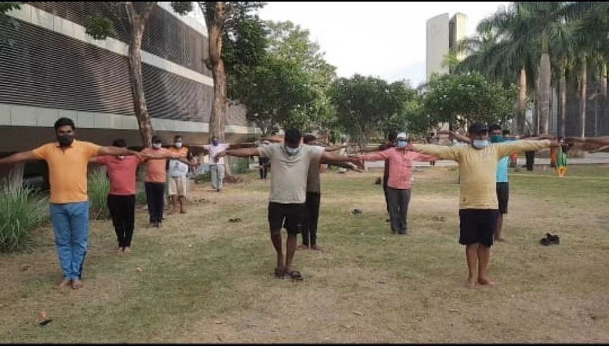 मावळ मधील निसर्गाच्या सानिध्यात होतात कविड रूग्ण बरे