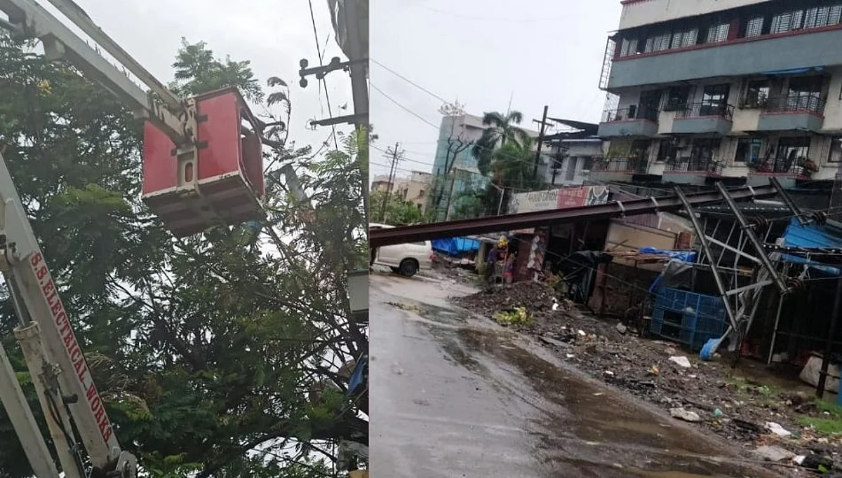 महावितरणच्या कल्याण परिमंडळाला चक्रीवादळाचा मोठा फटका, सुमारे तीन कोटींचे नुकसान