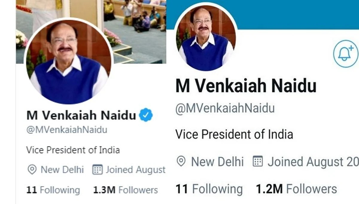 ट्विटरने उपराष्ट्रपती व्यंकय्या नायडू यांच्या खात्याला पुन्हा दिली ब्लू टिक !