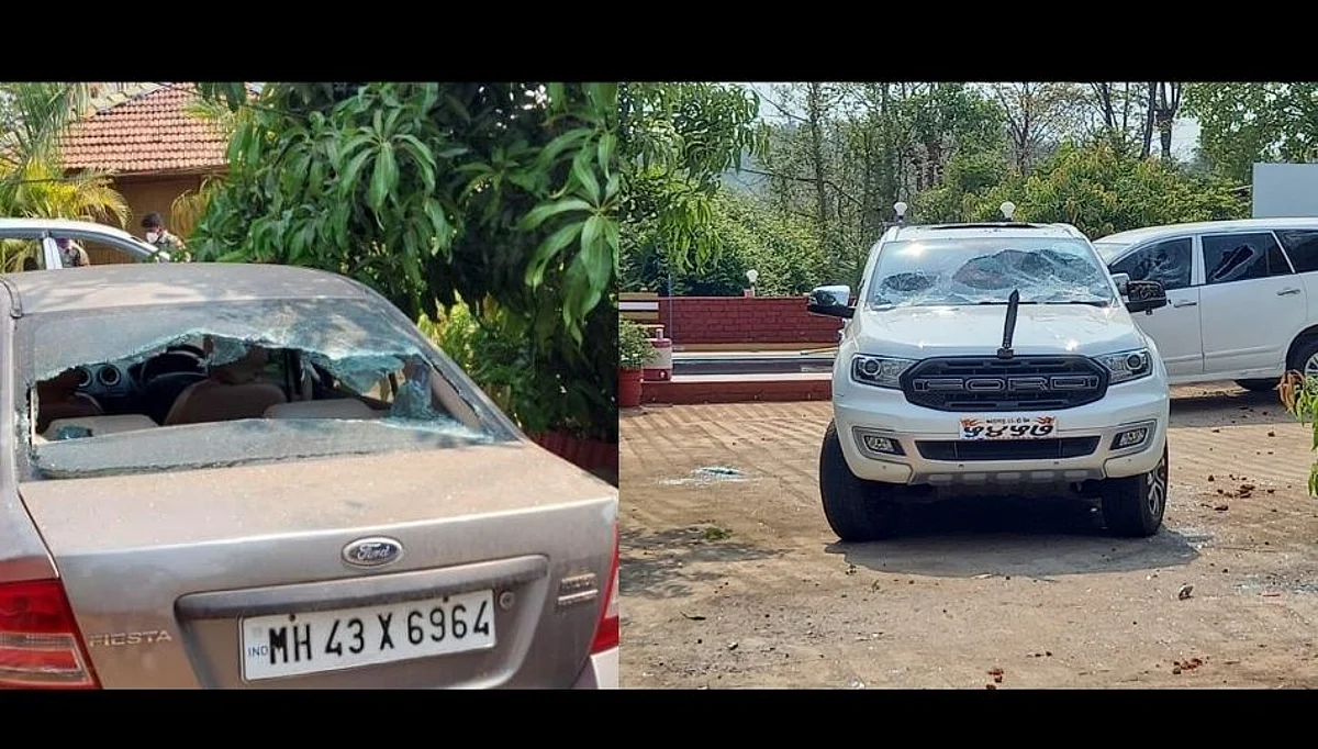 रायगडमध्ये भंगारावरून वाद; आमदार भरत गोगावलेंच्या मुलाची गाडी फोडली