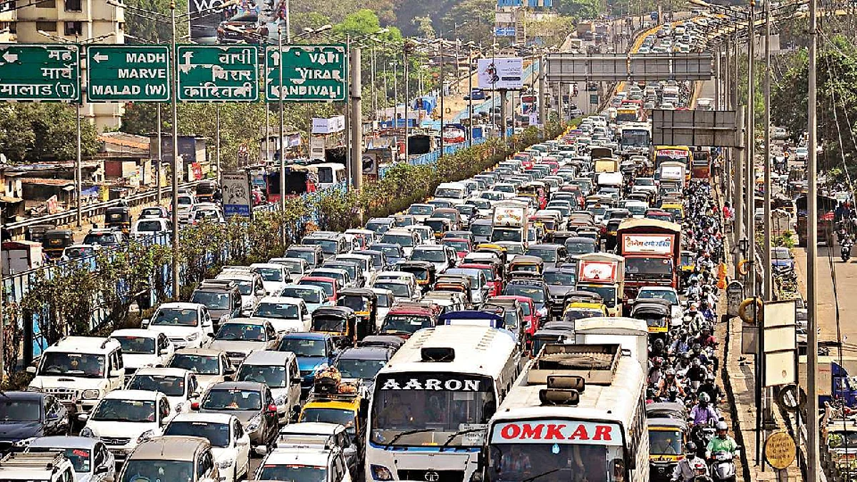 दिल्लीपेक्षा मुंबईमध्ये कारची संख्या पाच टक्के जास्त