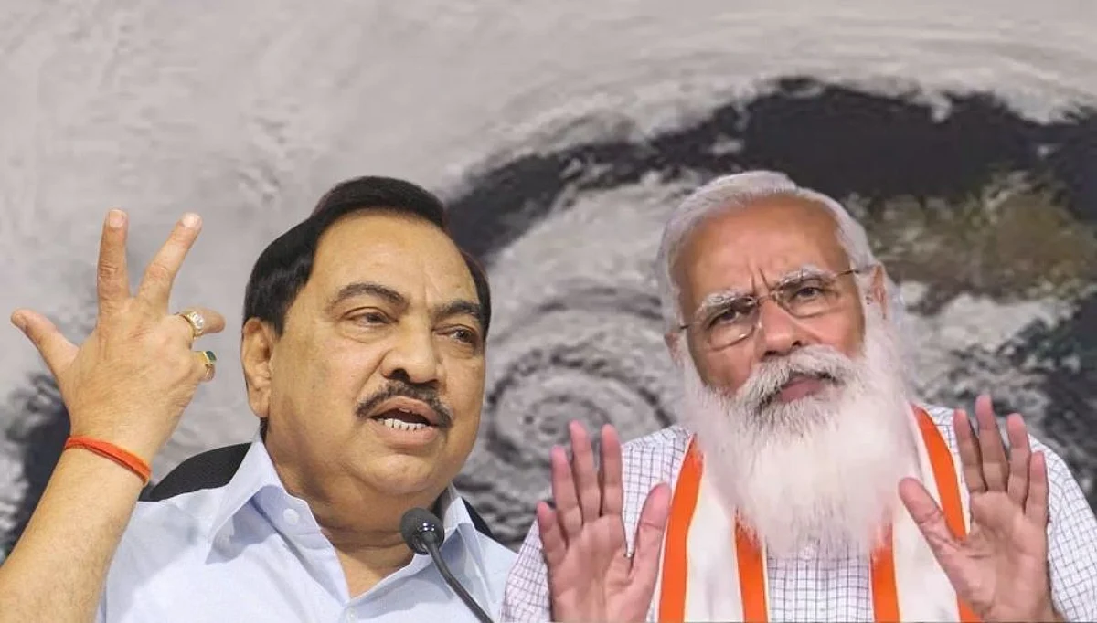 मोदींनी महाराष्ट्रावर अन्यायच केला - खडसेंची टिका