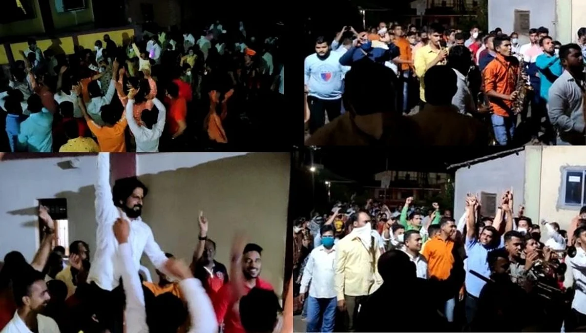 हम नही सुधरेंगे ! ठाणे जिल्हा परिषद अध्यक्षांच्या विजयाचा गावात मोठा जल्लोष