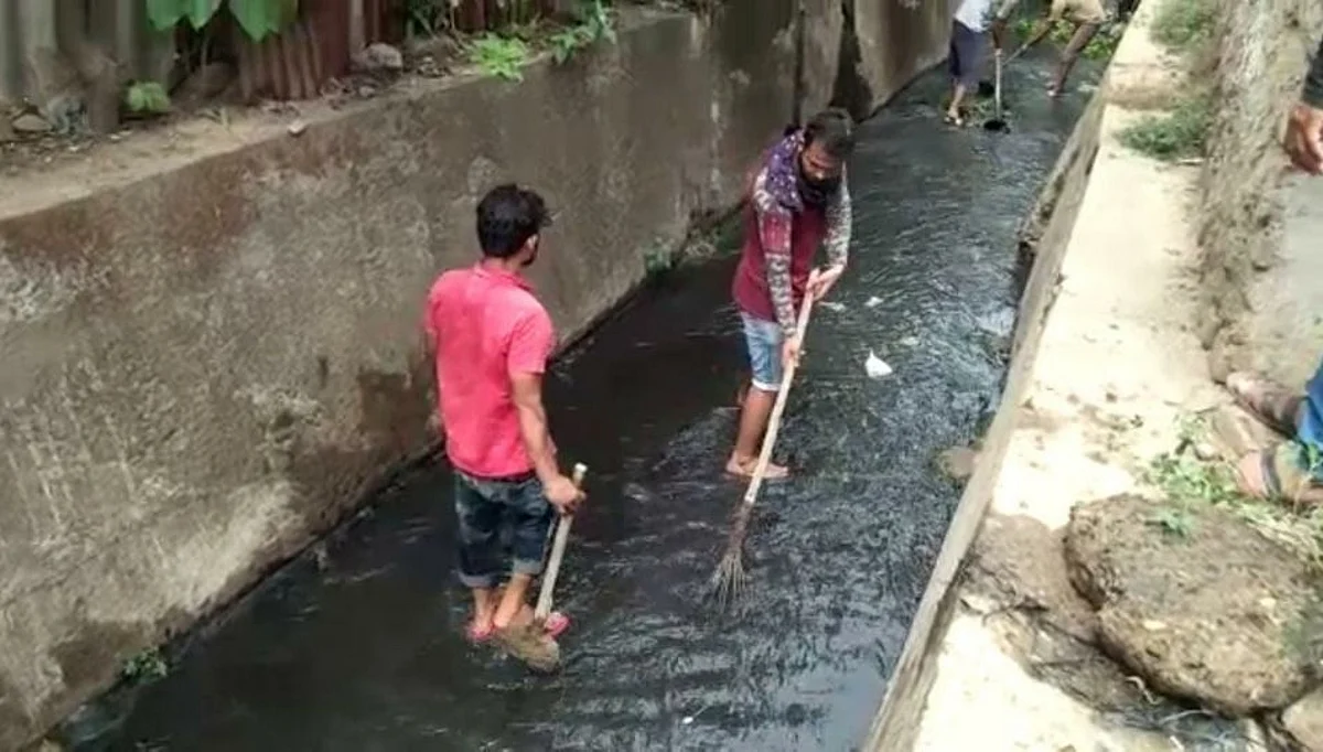 नगपरिषदेमार्फत मान्सून पूर्व नालेसफाईला सुरुवात