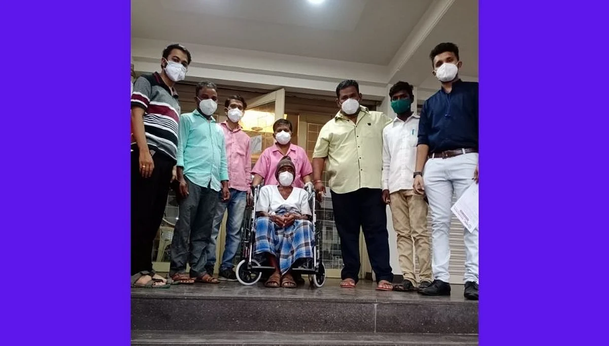 साताऱ्यात ९८ वर्षाच्या आजोबांनी केली कोरोनावर मात....