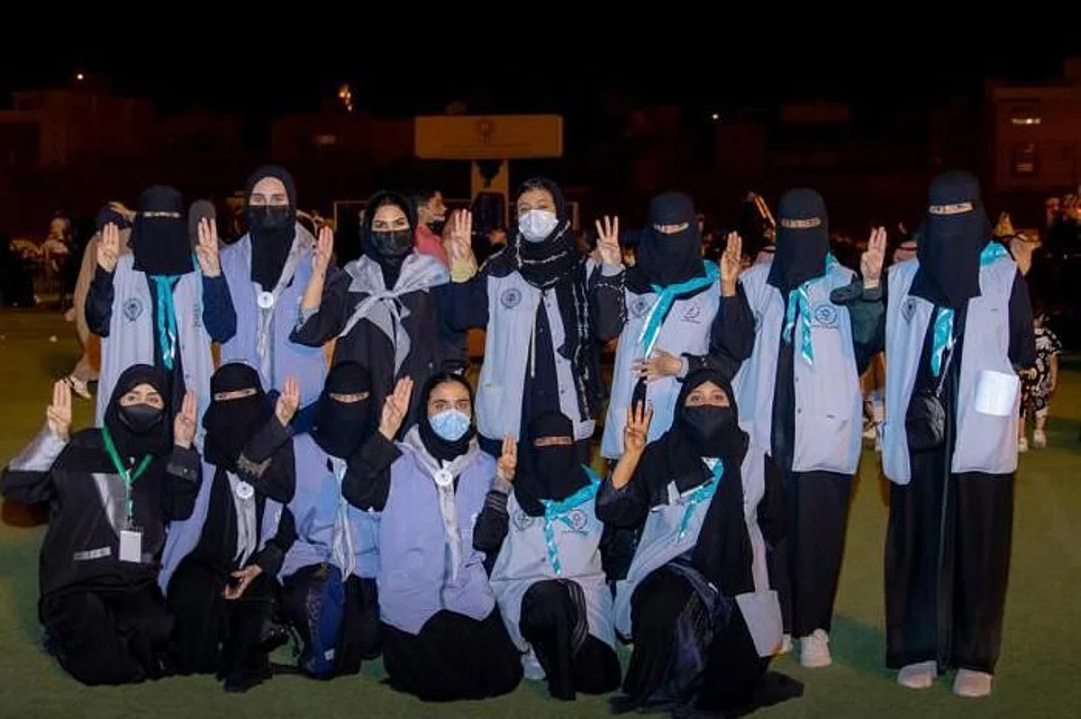 اختتام اللقاء الكشفي النسائي الأول للكليات التقنية للبنات