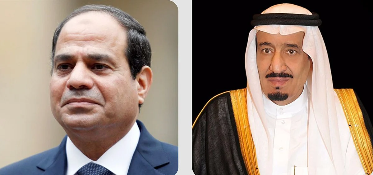 خادم الحرمين يتلقى اتصالاً من الرئيس المصري هنأه خلاله بقرب حلول عيد الفطر المبارك
