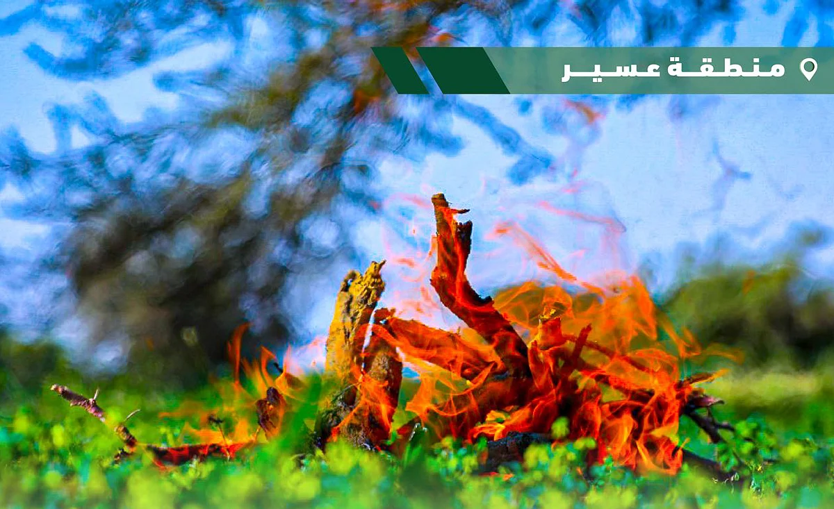 "الأمن البيئي" يطيح بمخالفَيْن لنظام البيئة لإشعالهما النار في غير الأماكن المخصصة لها بأبها
