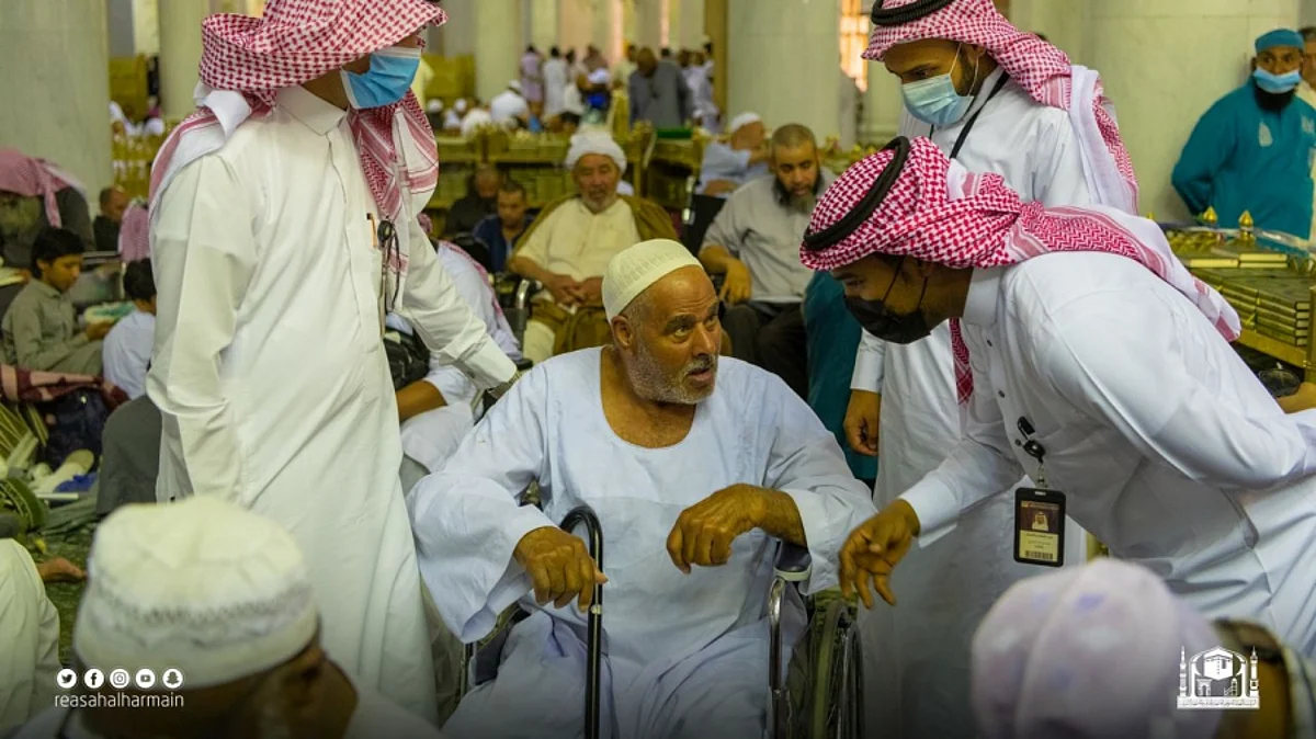 27 ألف مستفيد من خدمات ذوي الإعاقة داخل المسجد الحرام