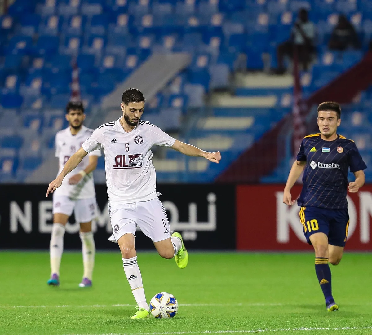 التعادل سيد الموقف في مباراة الفيصلي وناساف الأوزبكي