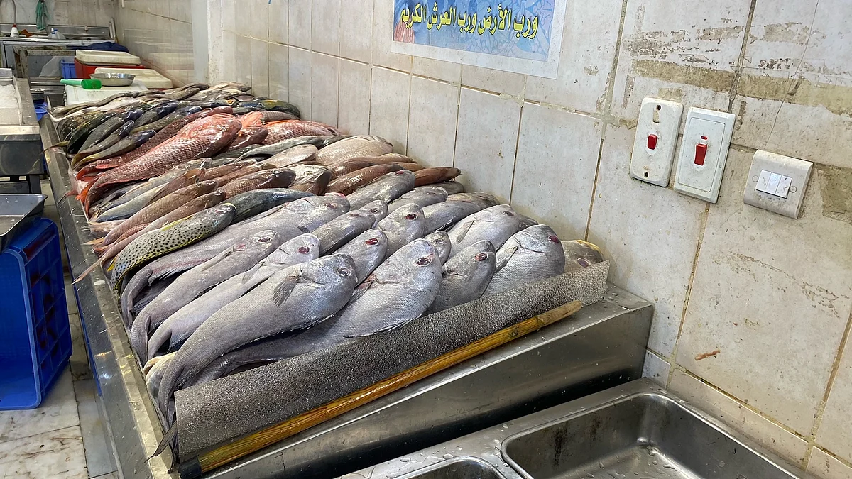 شاهد... النظافة وحسن التنظيم حاضرة في سوق الأسماك بالكعكية