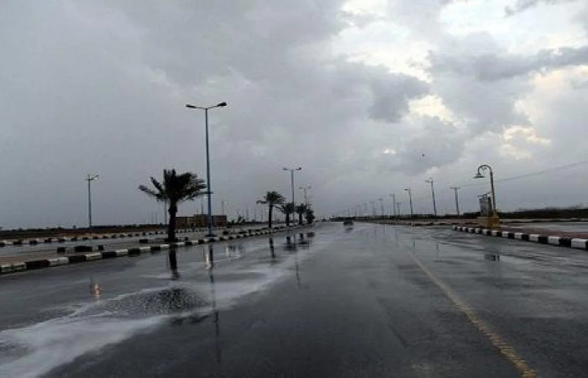 سحب رعدية ممطرة ورياح نشطة على نجران.. والأرصاد ينبه