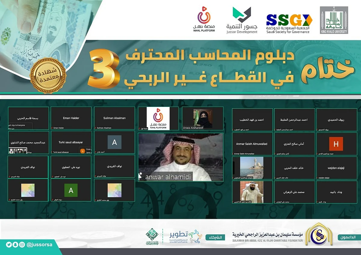 "السويلم" يرعى حفل تخرج الدفعة الثالثة من دبلوم المحاسب المحترف في القطاع غير الربحي